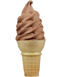 Our creamy, delicious soft serve is...